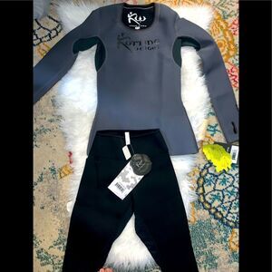 Kutting Weight Neoprene Weight Loss Two piece Sauna Suit Size XS